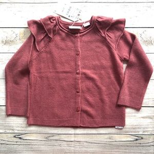 Zara Baby Ruffled Jacket Size 3/4